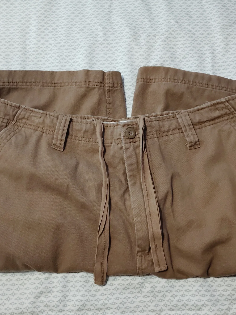 urban pipeline Brown Men's Cargo Shorts with Flap Pockets